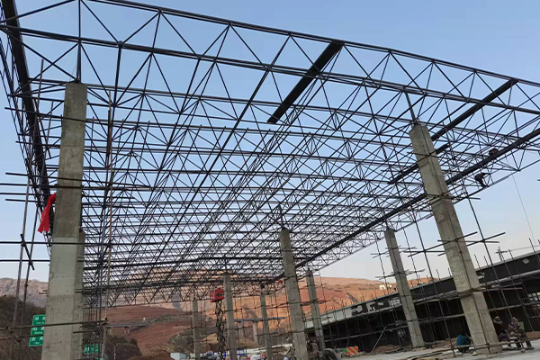 侯马钢结构网架图片